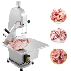 Kommersiell elektrisk köttbandsåg 1800W, rostfritt stål, högpresterande, effektiv köttbearbetning, perfekt för professionella kök