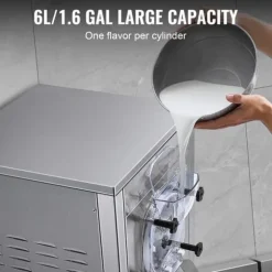 Kommersiell hårdglassmaskin 18 L/H - gör enkel smak