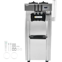 Kommersiell mjukglassmaskin 21-31 L/H, 3-smak, hög kapacitet och effektivitet.