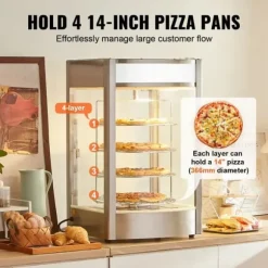 Kommersiell pizzavärmare för 14