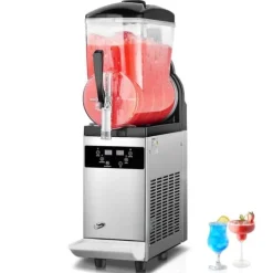 Kommersiell Slushmaskin 12L, Margarita Smoothie, Fryst Dryck, Perfekt för Fest och Event, Snabb Uppvärmning