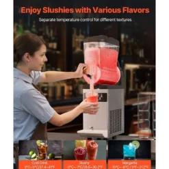 Kommersiell Slushmaskin 12L, Margarita Smoothie, Fryst Dryck, Perfekt för Fest och Event, Snabb Uppvärmning
