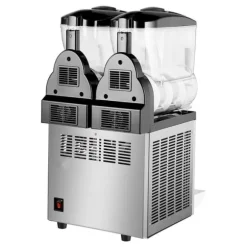 Kommersiell slushmaskin 12Lx2, margarita- och smoothie-maskin, hög kapacitet, effektiv kylning, perfekt för caféer och fester