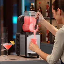 Kommersiell Slushy Maskin 4L, Margarita, Smoothie, Frossen Dryckstillverkare, Snabb Frysning, Perfekt för Fest, Enkel Att Använda