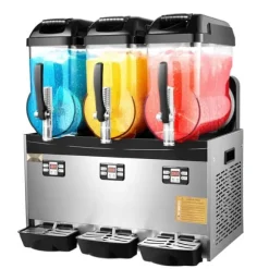 Kommersiell Slushy-maskin 12Lx3, Margaritamaskin, Smoothiemaskin, Frysta drycker, Hög kapacitet, Snabb och effektiv för evenemang