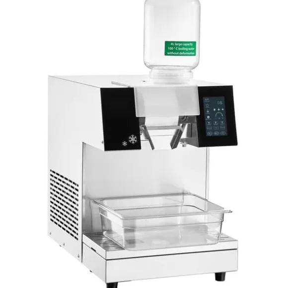 Kommersiell snöflingaismaskin 507LBS/24H, hög kapacitet, rostfritt stål, effektiv och hållbar snöproducent för glass