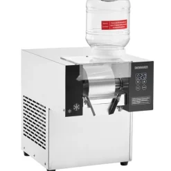 Kommersiell Snöflingaismaskin 375LBS/24H, Modell i Rostfritt Stål, Perfekt för Glassframställning