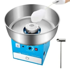 Kommersiell Sockervaddsmaskin, 1000W Modell, perfekt för fester, Blå Färg