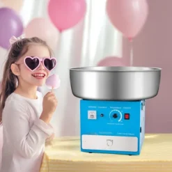 Kommersiell Sockervaddsmaskin, 1000W Modell, perfekt för fester, Blå Färg