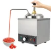 Kommersiell såsdispenser - Elektrisk enkelpump - Uppvärmd - 2 L kapacitet - 650 W - 220 V/50 Hz - 201 rostfritt stål - Silver