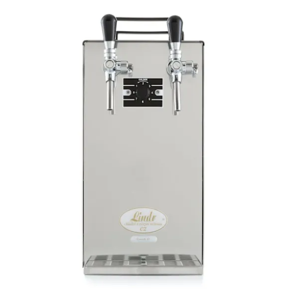 Komplett set - Öltapp - kontakt 40 två linjer torr kylare, run kylare 50 liter/h, KEG:Type M, KEG 2:Type D