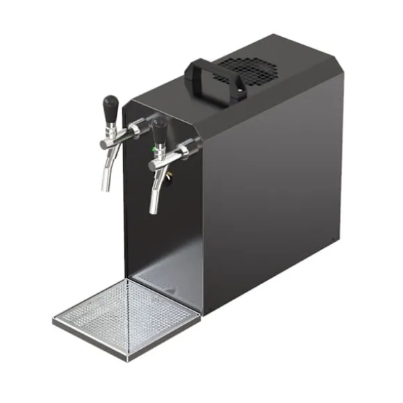 Komplett set - Öltapp - Stream 50 två linjer torr kylare, run kylare 50 liter/h, KEG:Type A, KEG 2:Type M