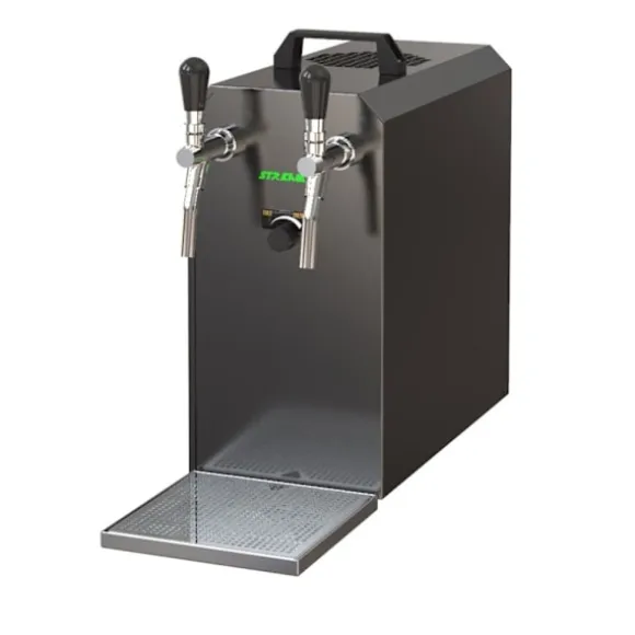 Komplett set - Öltapp - Stream 50 två linjer torr kylare, run kylare 50 liter/h, KEG 2:Type G, KEG:NC Adapter