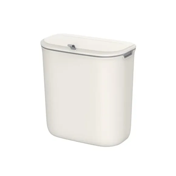 Kompostbehållare 9L vit - 26 x 15 x 28 cm