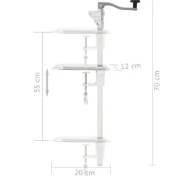 Konservöppnare 70 cm aluminium och rostfritt stål - Konservöppnare - Burköppnare - Home & Living