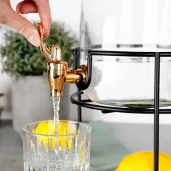 Kopparkran för dryckesburk
