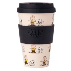 KOPP, TERMOSMUGG 'TRAVEL MUG' SNOOPY DANSANDE 400ML, TREVLIG TID