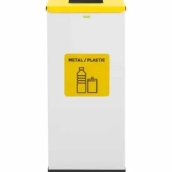 Korgbehållare för sortering av sopsorteringsavfall 60 l - metallplast