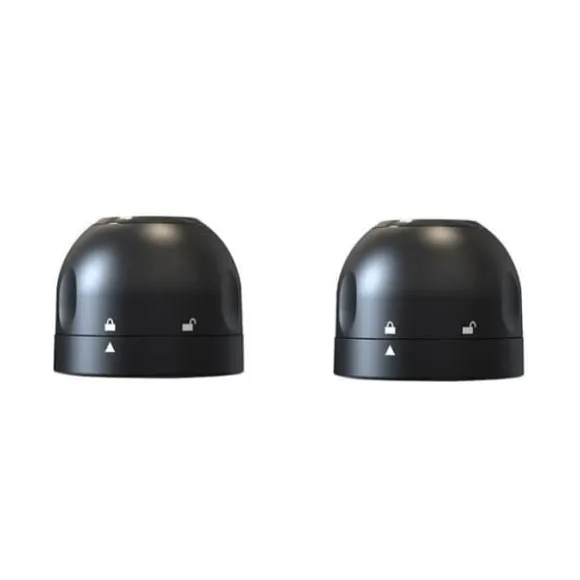 Korkskruv - 2-pack - Silikon - Miljövänlig - Svart