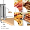 Korvstoppar - Inox - 3L - 4 Rör (Ø 15/19/22/25 mm) - Hållbar - Lätt att underhålla