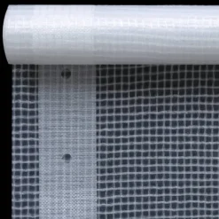 Kraftig Leno presenning 260 g/m² - Mångsidig skyddsduk | Färg: Vit | Storlek: 4x4 m