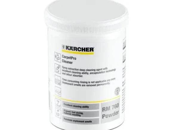 Kärcher CarpetPro RM 760 Classic - Rengörare - puder - burk - 800 g - professionell - koncentrerat - vit - för Kärcher Puzzi 30/4E, Puzzi 8/1; Profe | CDON
