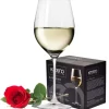 Krosno 6x430ml glas för VIT RÖTT VIN KRISTALLINT GLAS NICE