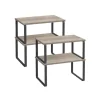 Kryddställ, set om 4 med metallram, 19,5 x 29,7 x 15,8 cm