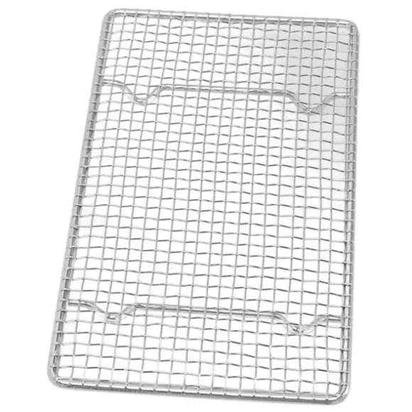 Kylställ för bakning Rostfritt ståltråd Kokställ Högtemperaturbeständig Ugn Säker för matlagning Stekning Grillning Rektangel 19,2 cm