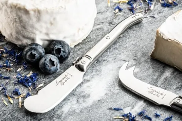LAGUIOLE Cheese knives Laguiole Steel SET 3 SdV