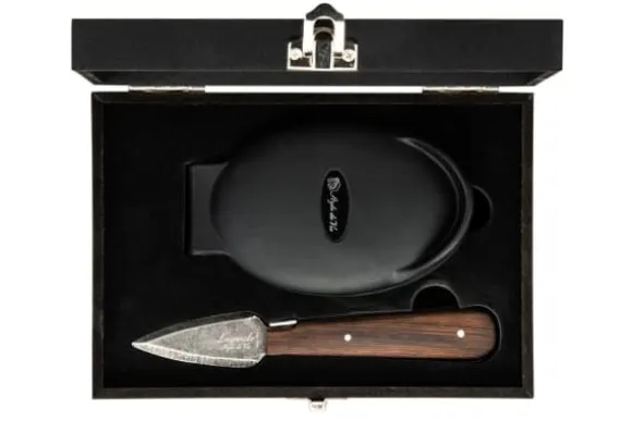 LAGUIOLE Oyster knife Laguiole Wenge Black Stonewash SET SdV