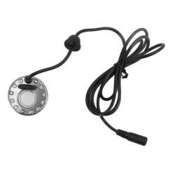 12 lampor Färgglad Dimmakare i rostfritt stål Vattendimma Atomizer för Aromaterapi Oxygen Bar Waterscape Atomized Bonsai UK Plug 110‑240V