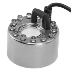 12 lampor Färgglad Dimmakare i rostfritt stål Vattendimma Atomizer för Aromaterapi Oxygen Bar Waterscape Atomized Bonsai UK Plug 110‑240V