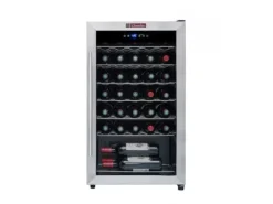La Sommelière Service LS34A - Vinkylare - bredd: 48 cm - djup: 43 cm - höjd: 83.8 cm - Klass G - rostfritt stål