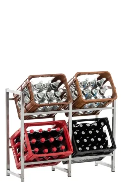 Lennert 4-packs ställ för dryckeslåda 31 x 47 x 75 cm