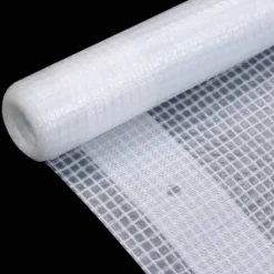 Leno presenning 2-pack 260 g/m² - Väderbeständig skyddspresenning | Färg: Vit | Storlek: 2x6 m