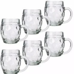 Ölglas, Ölsejdel, Ölkrus, Ölmugg - set med 6 ölglas Tübinger 0,3 liter