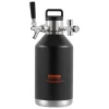 Öl Growler Tappsystem, 21x21x40 cm, Rostfritt Stål