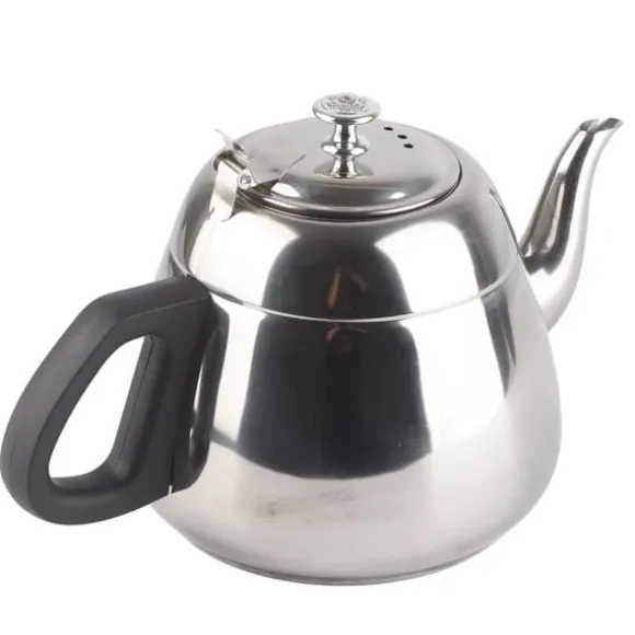 1,5l 2l rostfritt stål tekanna med spishäll kaffekanna tekopp varmvattenkokare med filter 2l