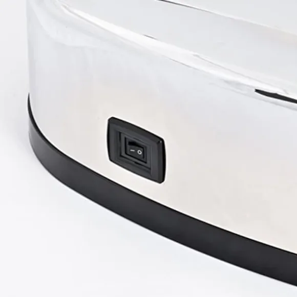 113 Lock för automatisk fyrkantig papperskorg med sensorisk sensor Abs Krom 39 X 27 X 10 Cm 6314