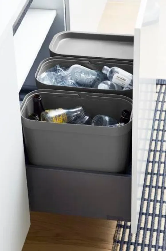 Lock till Källsortering SmartStore Collect 13L Grå