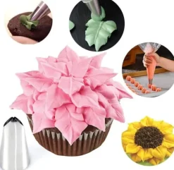 Lollanda 14-delars Spritspåse & Munstyckeset, Tyllset, spritstyllar- Cake tool
