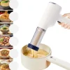Lollanda Lollanda 6-i-1 automatisk pastamaskin, elektrisk pastamaskin, handhållen automatisk pastatillverkare, ergonomisk design, lätt att rengöra