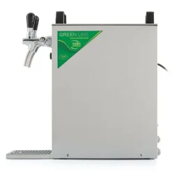 öltapp Kontakt 40/K 2-linjers torrkylningsenhet av rostfritt stål, 50 liter/h, med membranpump, Green Line, KEG:Type M, KEG 2:Type G
