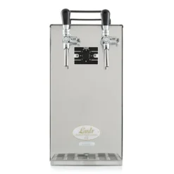 öltapp Kontakt 40/K 2-linjers torrkylningsenhet av rostfritt stål, 50 liter/h, med membranpump, Green Line, KEG 2:Type M, KEG:NC Adapter