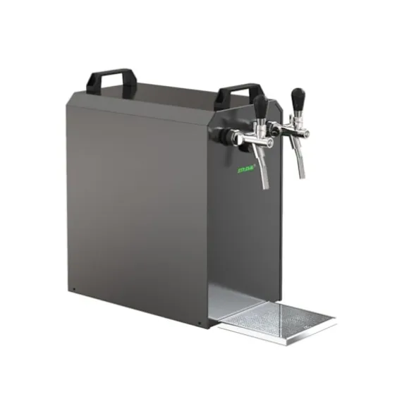 Öltapp - STREAM 80K ölväska, genomströmningskylare, 2-rads torrkylare, KEG:5 liters adapter, KEG 2:Type A