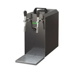 Öltapp STREAM 50K med luftpump, ölväska, genomströmningskylare 2-radig torr svalare, upp till 55 liter / h - SVART UTGÅNG, KEG:utan, KEG 2:Type A