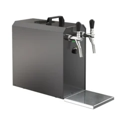 Öltapp - STREAM 50 ölväska, genomströmningskylare, 2-rads torrkylare, upp till 55 liter / h - SVART UTGÅNG, KEG:5 liters adapter, KEG 2:KeyKeg