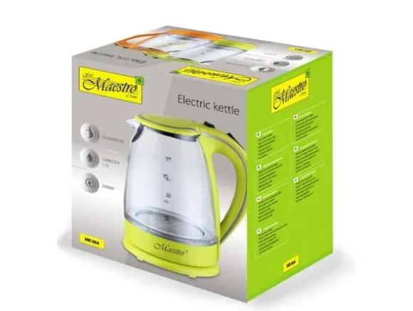 MAESTRO MR-064 electric kettle 1 7 L 2000 W (MR-064-GREEN) Green