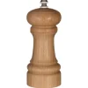 Manuell kvarn - 5five - 14,5cm - Naturligt trä - Rostfritt stål - Kapacitet 18g svartpeppar/36g salt